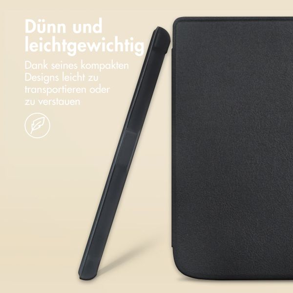 imoshion Slim Soft Case Klapphülle Pocketbook Verse / Verse Pro / Verse Pro Color / Vivlio Light / Light HD - Schwarz