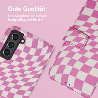 imoshion Design Klapphülle für das Samsung Galaxy S21 FE - Retro Pink