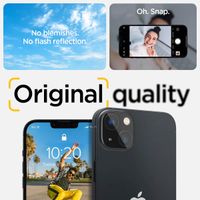 Spigen GLAStR Kameraprotektor aus Glas 2er-Pack für das iPhone 14 / 14 Plus - Schwarz