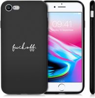 imoshion Design Hülle iPhone SE (2022 / 2020) / 8 / 7 - Fuck Off - Schwarz