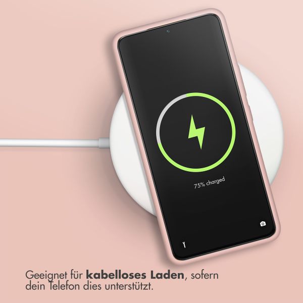 Accezz Liquid Silikoncase Samsung Galaxy A53 - Rosa