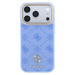 Guess 4G Metal Logo Back Cover MagSafe Apple iPhone 18 Pro / 17 Pro - Light Blue