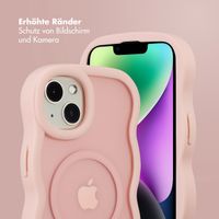 Selencia Wavy Backcover mit MagSafe Apple iPhone 14 / 13 - Soft Pink
