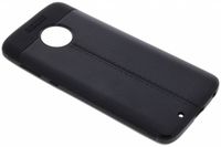 Leder Silikon-Case für Motorola Moto G6