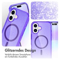 imoshion Sparkle Back Cover mit MagSafe Apple iPhone 17 - Violett