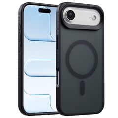 Accezz Rugged Frosted Back Cover mit MagSafe Apple iPhone Air - Schwarz