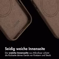 Accezz Vintage Leather Magsafe Backcover Apple iPhone 16 - Rustic Brown