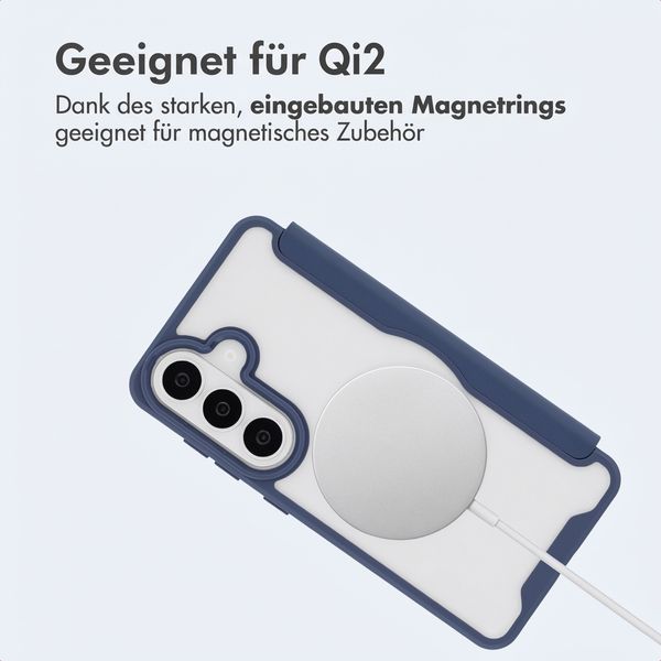 imoshion Transparente Bookcase mit MagSafe Samsung Galaxy S26 - Blau