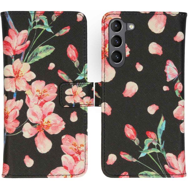 imoshion Design TPU Klapphülle für das Samsung Galaxy S23 Plus - Blossom Black