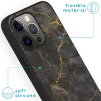 imoshion Design Hülle Apple iPhone 13 Pro - Black Marble