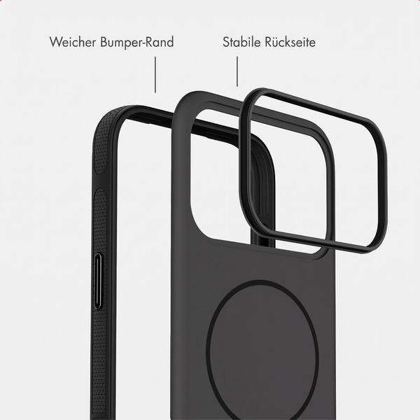imoshion Color Backcover mit Thin MagSafe Ring Apple iPhone 17 Pro - Schwarz
