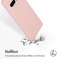 Accezz Liquid Silikoncase für das Google Pixel 7 Pro - Rosa