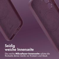 Accezz MagSafe Leather Backcover für das Samsung Galaxy S24 Plus - Heath Purple