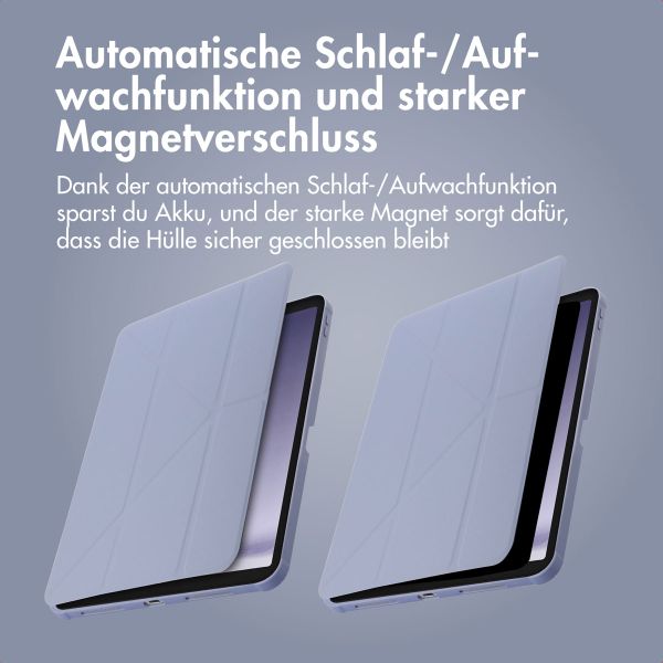 imoshion Origami Klapphülle Samsung Galaxy Tab A9 8.7 Zoll - Lavender