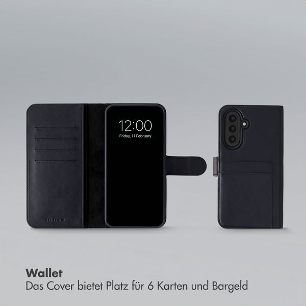Selencia Olyn Abnehmbare Bookcase mit MagSafe Samsung Galaxy A57 (5G) - Schwarz