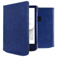 imoshion Vegan Leather Klapphülle Pocketbook Verse / Verse Pro / Verse Pro Color / Vivlio Light / Light HD - Dunkelblau