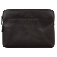 dbramante1928 Skagen Pro+ Sleeve - Laptop Hülle 13 Zoll - Laptop Sleeve - Echtes Leder - MacBook Pro 13 Zoll / Air 13 Zoll - Hunter Dark