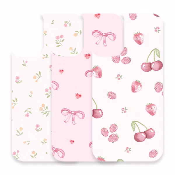 Holdit Print Pack für das Apple iPhone 16 - Pink Breeze