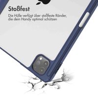 imoshion Trifold Hardcase Klapphülle für das iPad Pro 11 (2018/2020/2021/2022) - Dunkelblau