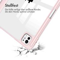 imoshion Trifold Hardcase Klapphülle Apple iPad Pro 11 (2024) M4 - Rosa
