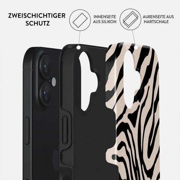Burga Tough Back Cover für das Apple iPhone 16 - Imperial