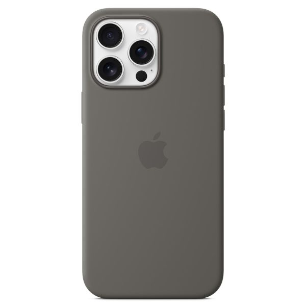 Apple Silikon-Case MagSafe für das iPhone 16 Pro Max - Stone Gray