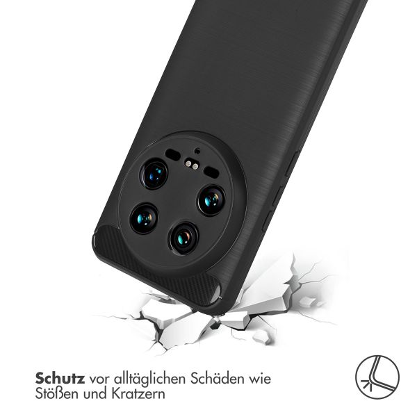 imoshion Brushed Back Cover Xiaomi 14 Ultra - Schwarz