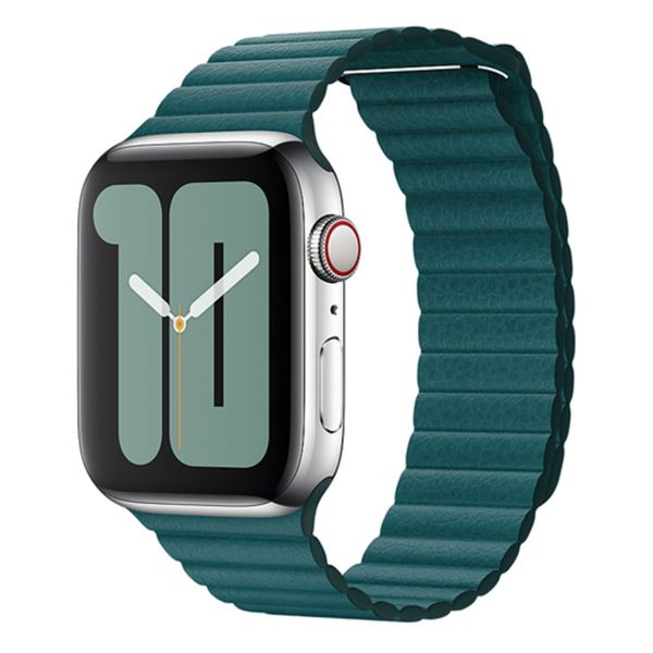 Apple ﻿Lederarmband M für das Apple Watch Series 1-10 / SE / Ultra (2) - 42/44/45/46/49 mm - Grün