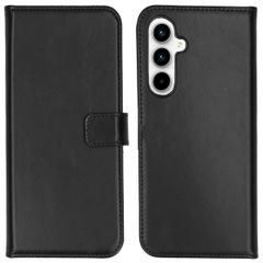 Selencia Echtleder Klapphülle Samsung Galaxy A35 - Schwarz