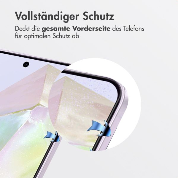 Accezz Gehärteter Glas-Schutz + Applikator Samsung Galaxy A35