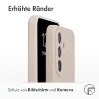 Accezz Liquid Silikoncase mit MagSafe Samsung Galaxy S26 FE - Stone