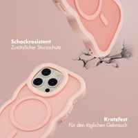 Selencia Wavy Backcover mit MagSafe Apple iPhone 15 Pro - Soft Pink
