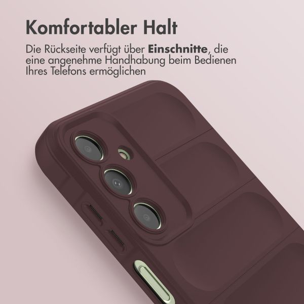 imoshion EasyGrip Back Cover für das Samsung Galaxy A25 (5G) - Aubergine