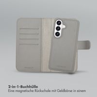 Selencia Olyn Abnehmbare Bookcase mit MagSafe Samsung Galaxy S26 - Grau