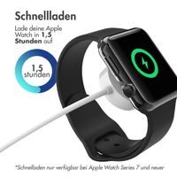 imoshion Ladekabel für die Apple Watch USB-C und USB-A – 1 Meter – Weiß