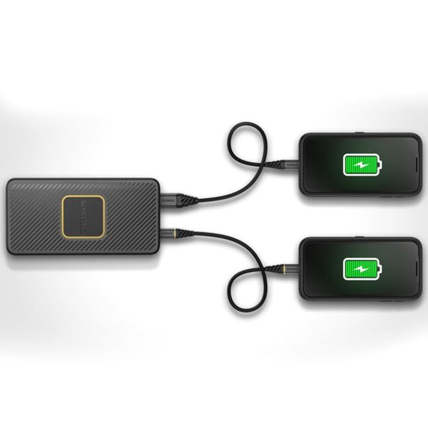 OtterBox ﻿Powerbank USB-C - 15.000 mAh - Kabelloses Aufladen - Power Delivery - Schwarz