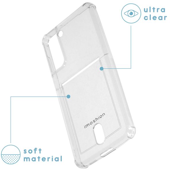 imoshion Soft Case Back Cover mit Kartenfach Galaxy S21 Plus