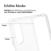 Accezz TPU Clear Cover für das Samsung Galaxy Z Fold 4 - Transparent