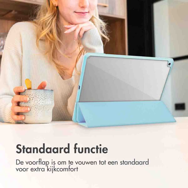 imoshion Trifold Hardcase Klapphülle Samsung Galaxy Tab S9 11.0 Zoll - Hellblau