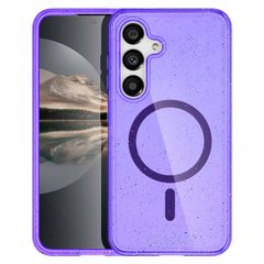 imoshion Sparkle Back Cover mit MagSafe Samsung Galaxy S25 Plus - Violett