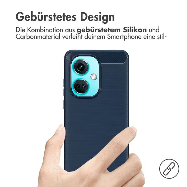 imoshion Brushed Back Cover OnePlus Nord CE 3 - Dunkelblau