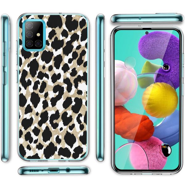 imoshion Design Hülle für das Samsung Galaxy A31 - Leopard / Schwarz