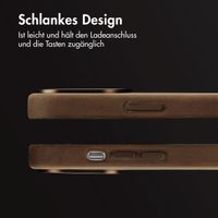 Accezz Vintage Leather Magsafe Backcover Apple iPhone 14 Pro - Rustic Brown