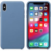 Apple Leder-Case Cornflower für das iPhone Xs Max