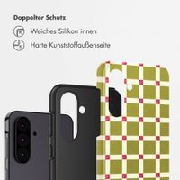 Selencia Vivid Back Cover Samsung Galaxy A36 / A56 - Check This Olive
