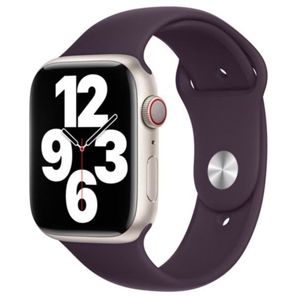 Apple 4 Pack Sport Armband für Apple Watch | 44/45/46/49 mm - White/ (Product)RED/ Clover/ Elderberry