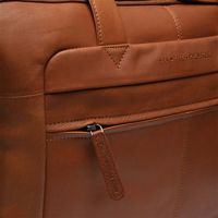 The Chesterfield Brand Ryan Laptoptasche 17 Zoll - Echtes Leder - Cognac