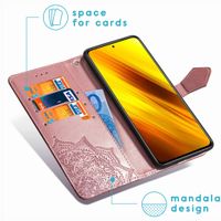 imoshion Mandala Klapphülle Xiaomi Poco X3 (Pro) - Rosé gold