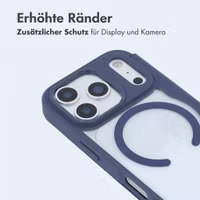 imoshion Transparente Bookcase mit MagSafe Apple iPhone 17 Pro Max - Blau