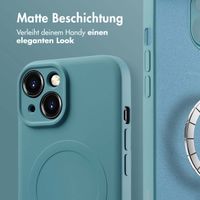 imoshion Color Back Cover mit MagSafe für das iPhone 15 - Smoke Green